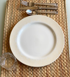 Manteles individuales rectangulares de jacinto de agua tejidos a mano productos ecológicos hechos en Vietnam Decoración de mesa mantel tejido al por mayor - Product Image 6