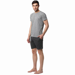 Summer <b>Men</b> <b>Shorts</b> Set Cotton polyester material comfortable Street Casual 2 Piece T Shirt <b>Men's</b> <b>Shorts</b> Sets Customized OEM - Product Image 4