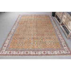 Alfombra de 0.5x8.9 pies, Alfombra Turca, Alfombra con Rayas Naranjas - Product Image 1