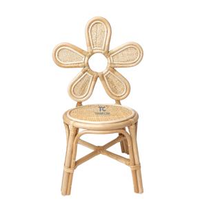 เฟอร์นิเจอร์ขนาดเล็กคุณภาพสูงราคาถูกที่สุดเก้าอี้ตุ๊กตาหวายและชุดโต๊ะเป็นมิตรกับสิ่งแวดล้อมของเล่นเด็กเก้าอี้สําหรับตุ๊กตา - Product Image 2