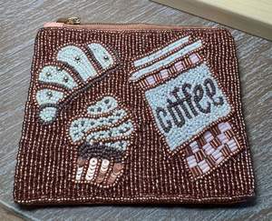 Monederos Vintage con Cuentas de Semillas para Mujeres y Niñas, Mini Bolsa con Cremallera Bordada a Mano, Colores Personalizables, Fiestas de Navidad - Product Image 2