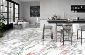 Baldosas cerámicas duraderas de 600x1200 con acabado pulido para pisos, revestimiento de paredes, proyectos residenciales y comerciales. - Product Image 2