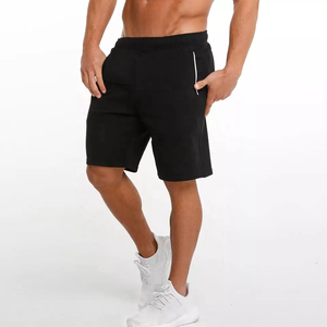 กางเกงวิ่งขาสั้นน้ำหนักเบา ระบายอากาศได้ดี แห้งเร็ว สำหรับผู้ชาย ผ้าฝ้าย/โพลีเอสเตอร์คุณภาพสูง ลายเรียบ ปรับแต่งได้ - Product Image 1
