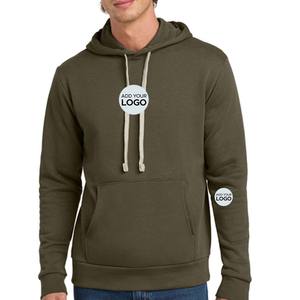 Sweat à capuche tri-mélange personnalisé avec broderie de logo, sweat à capuche brodé avec logo personnalisé, sweat à capuche pull-over personnalisé Next Level Apparel - Product Image 6