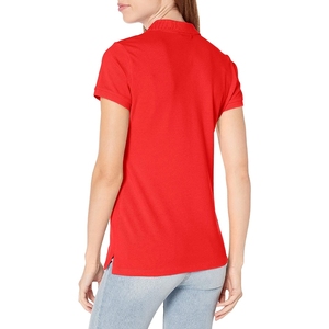 La última camisa de polo de longitud corta para mujer, tejido de algodón cómodo, diseño sublimado personalizado, el mejor precio de fabricación - Product Image 6