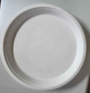 Assiette jetable compostable biodégradable en bagasse de 9 pouces avec compartiments - Product Image 1