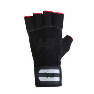 Gants de fitness en cuir pour la musculation et les entraînements en salle de sport avec paume rembourrée douce et ajustement confortable antidérapant et flexible - Product Image 6