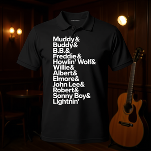 เสื้อโปโลโปรโมชั่น "บิดาแห่งตำนานกีตาร์บลูส์" - Product Image 3