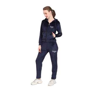 Chándal con lavado ácido unisex, chándal con logotipo personalizado, conjunto de Jogger con cremallera completa, Sudadera con capucha y bañadores de talla XL, ropa informal de invierno - Product Image 1