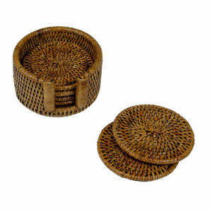 ขายส่ง Handwicker หวายรอบจานรองแก้วและผู้ถือตกแต่งโต๊ะราคาดีผลิตในชาวหมู่บ้านเวียดนาม - Product Image 4