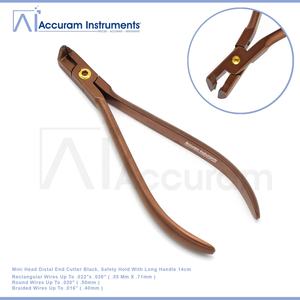 ปลายตัดความปลอดภัยถือทังสเตนคาร์ไบด์ที่มีมือจับยาวทันตกรรมจัดฟันคีมเครื่องมือสแตนเลส - Product Image 6