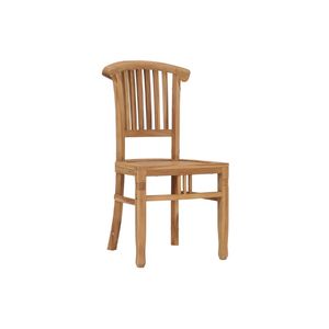Rica Outdoor Dining <b>Chair</b>-Durable Solid Teak <b>Wood</b> Modern Minimalist Design Stackable & Stylish for Hotel & Park Use - Product Image 2