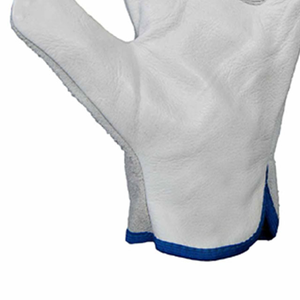 Gilet de sécurité de travail en cuir fendu de haute qualité fabriqué au Pakistan pour hommes, avec poignets ajustables, sans silicone, unique - Product Image 6