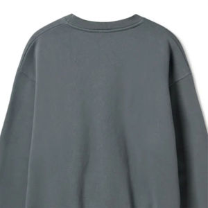 Sweat-shirt 100% coton en tissu personnalisé de haute qualité pour hommes lourds avec couleurs personnalisées et logo Sweat-shirt à col rond - Product Image 4