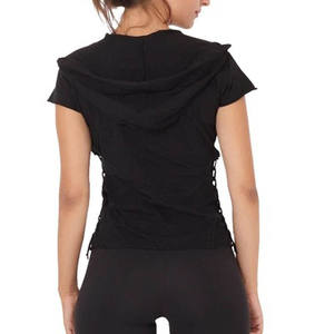 Best Sale <b>Women's</b> Crisscross <b>V</b>-<b>Neck</b> Short Sleeve Top Casual Slim Fit Lace-Up Front <b>T</b> <b>Shirt</b> for Summer & Daily Wear - Product Image 4