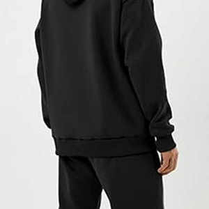 Ensemble de survêtement pour homme en coton 100% uni à capuche, coupe régulière, streetwear, pour la salle de sport, hiver - Product Image 5