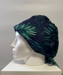 Bonnet de gommage réglable imprimé cheveux longs accessoire de bouton de coton régulier uniformes en gros approvisionnement de technologie médicale casquettes de gommage en coton - Product Image 2