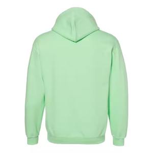 Calidad de exportación 100% algodón temporada de invierno de talla grande diseño personalizado Color sólido hombres con capucha Slim Fit sudaderas con capucha para hombres - Product Image 2