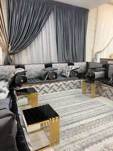 Sofá estilo Majlis árabe, diseño clásico, elegante conjunto para sala de estar, asientos de esquina de lujo, diseño que ahorra espacio - Product Image 3