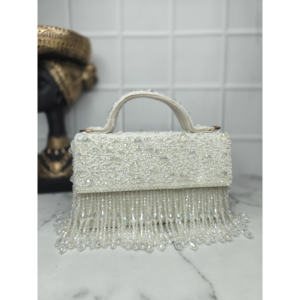 Bolso bordado de jardín de rosas de la mejor calidad, bolso Batua adornado, bolso de boda indio de la India - Product Image 1