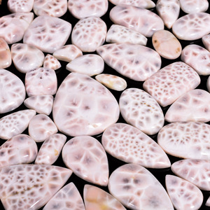 Beautiful Natural Pink <b>Larimar</b> Loose Gemstone Wholesale Mix Shape and Size Pink <b>Larimar</b> Cabochon Gemstone for Jewellery Making - Product Image 4