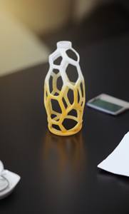 Vase de table en aluminium bicolore Vase noir craquelé pour décor de fleurs Vase noir craquelé pour fleurs Grand - Product Image 5