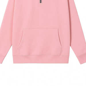 Sweat-shirts à logo personnalisé, sweat-shirts à fermeture éclair quart de tour, en molleton de coton, unis, mode, hauts d'hiver, sweat-shirts à fermeture éclair quart de tour - Product Image 2