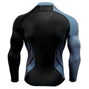 Rashguard respirant à manches longues en spandex/nylon, durable, nouvelle arrivée, étiquette privée personnalisée, meilleur matériau, faible MOQ, OEM ODM - Product Image 6