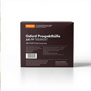 Oxford Prospekthlle <b>A4</b> PP Transparent 100 Pack <b>File</b> <b>Folder</b> Accessories - Product Image 2