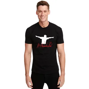 Camisa Casual de Manga Corta con Cuello Mao para Hombre, Transpirable, 100% Algodón, Color Negro - Product Image 1