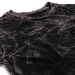 Custom Logo Heavyweight Drop Shoulder Black Cotton <b>T</b>-<b>Shirt</b> Streetwear with Digital Printing <b>Thick</b> Blank <b>T</b>-<b>Shirt</b> - Product Image 3