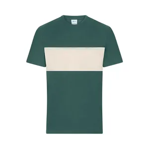 T-Shirt Sostenibile e Organica con Blocchi di Colore per Merchandising Promozionale - Product Image 2