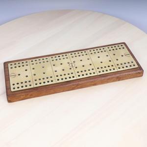 Jeu de cribbage en bois pour deux joueurs, idéal pour les voyages, stimulant la réflexion analytique, avec des défis amusants et un élément décoratif - Product Image 3