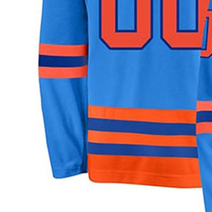 Jersey de hockey sobre hielo del equipo internacional de gran tamaño con parche bordado reversible sublimado con logotipo personalizado - Product Image 6