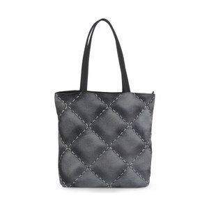Fournisseur professionnel de sacs luxueux en toile de coton à la mode facile à transporter sacs à provisions réutilisables de couleur unie pour la promotion - Product Image 1