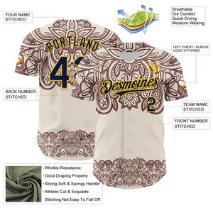 Vente en gros personnalisée, impression numérique par sublimation, maillot de baseball à mailles vierges, maillot de baseball en polyester pour adultes et professionnels - Product Image 3