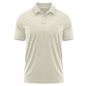 Polo ajustado de golf de alta calidad para hombre, de longitud corta, tejido de poliéster, licra, impresión por sublimación, botón, diseño libre de trabajo - Product Image 4