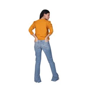 Haut léger pour vêtements d'été T-shirt femme taille personnalisée 100% coton à séchage rapide et respirant avec manches complètes Short 2 pièces - Product Image 3