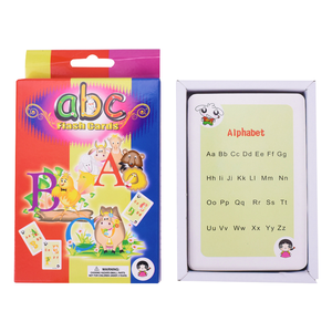 บัตรคำศัพท์ ABC และตัวเลข 123 สำหรับเด็กเล็ก บัตรเรียนรู้ภาษาอังกฤษแบบปรับแต่งได้ วัสดุทำจากกระดาษ ของเล่นเสริมพัฒนาการ - Product Image 6