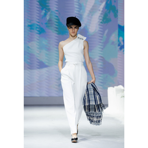 Haut de pétale élégant pour femmes Blouses bas prix en stock Vietnam vêtements OEM Enzo Leo vêtements de mode de haute qualité - Product Image 4