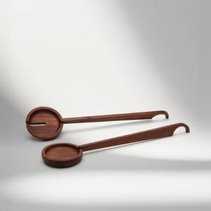 Juego de servidor de ensalada posmoderno Simple de tendencia superior con mango fino, utensilios de cocina fantásticos - Product Image 2