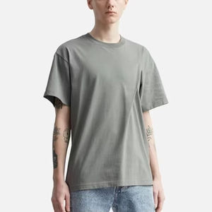 เสื้อยืดคอตตอนหนานุ่มคุณภาพสูง 100% แบบขายส่ง ทรงโอเวอร์ไซส์ ไหล่ตก สำหรับผู้ชาย - Product Image 4