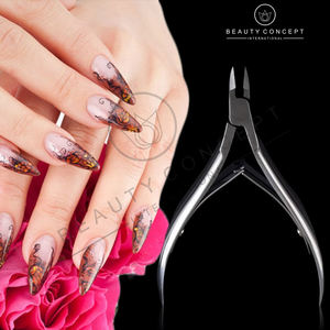 Coupe-ongles à cuticules en acier inoxydable de la meilleure qualité, respectueux de l'environnement, avec logo imprimé par Beauty Concept International - Product Image 4