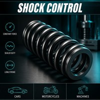 Ressort de compression robuste pour le contrôle des chocs des véhicules