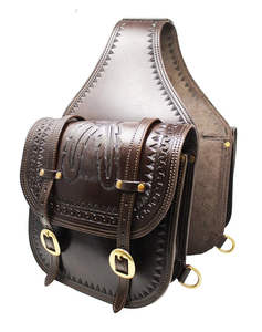 Beste Qualität Hand gefertigte echte Leder Sattel tasche Reit zubehör für das Sp