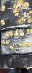 แร่ควอตซ์สีทองแบบเรียบกลับหลวมคริสตัลคุณภาพระดับพรีเมี่ยมสำหรับทำเครื่องประดับจำนวนมาก - Product Image 3