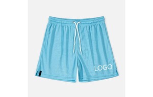 2024 Customized Men's All-Print Mesh Shorts Double <b>Layer</b> Gym Graphic Printed Fashion Solid Pattern Design - Product Image 2