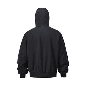 Sweat à capuche unisexe en coton épais de haute qualité, personnalisé, avec impression 3D premium en relief, broderie, design OEM, taille américaine - Product Image 2