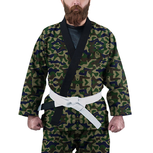 Uniforme de Karate Personalizado con Logotipo, de Alta Calidad, en Poliéster Elástico, Transpirable y de Secado Rápido, Unisex para Adultos, Nuevo Kimono de Artes Marciales para Jiu-Jitsu - Product Image 2