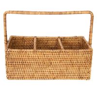 Vietnam Kingcraftviet Eco-vriendelijke Verdeelbak Rieten Schalen Keuken Decoratie Bestekorganizer Keukenaccessoires Opbergbak